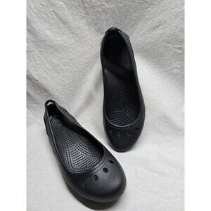 CROCS kadee black Ballet Flats size 6 Women's